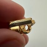 Christian Dior Dior‎ Vintage Link Gold Tone Clip On Earrings Photo 4