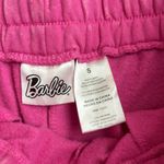 Barbie Sweatpants Women’s Pink Joggers Fleece Embroidered Elastic waist Black Photo 2
