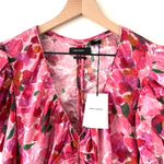 Isabel Marant Mirnao Floral Top Pink Size 8 NWT Photo 9
