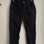 American Eagle  Corduroy Pants Women’s size 00 Black Skinny Stretch Photo 1