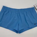 Nike Swim Women's Cover-Up Active 3" Shorts Blue Size XL NWT Photo 0