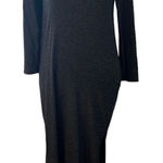 Divided  azS marbled grey LS bodycon maxi dress GUC Photo 0