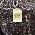 Women's Indigo Cardigan Sweater L Purple White Size L Photo 7