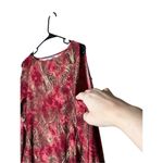 Vintage Rave Y2K Cold Shoulder Paisley Long Sleeve Blouse Size L Pink Size L Photo 2