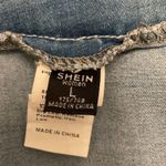 SheIn  High Rise Bell Bottom Raw Hem Flared Jeans Womens Size Large Boho Photo 1