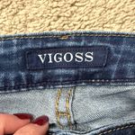 Vigoss  Women's Dark Blue Ripped Skinny Jeans Photo 4
