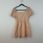 Urban Outfitters Pumpkin Orange Gingham Seersucker Baby Doll Sundress Medium Photo 3