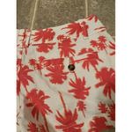 Red Camel  Women's Juniors Leaf Print Casual Mini Shorts Zip & Button Size 3 Photo 5