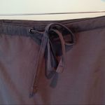 L.L.Bean  Black Nylon Drawstring Skirt Hiking Large L Photo 2