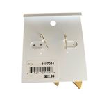 NWT Periw by Barlow Gold Tone Diamond Shaped Fish Hook Style Earrings Photo 1