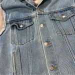 Vintage Harley Davidson biker blues denim vest American flag back piece Blue Size M Photo 3