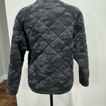 Z Supply Black and Gray Puffer Jacket with High Collar Photo 4