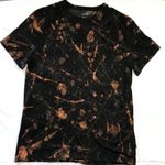 Calvin Klein Bleach Dye Crewneck Tee Women's Medium Pima Cotton Short Sleeves Photo 8