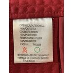 Hilary Radley Red Quilted Lightweight Lining Full Zip Jacket M Photo 7