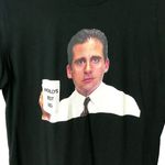 Hot Topic The Office T Shirt TV Show Graphic Tee Short Sleeve 100% Cotton Solid Logo M Photo 0