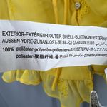 ZARA  Blouse Yellow Ruffle Sheer Button Tie Front Milkmaid Ruffle Coquette XS Photo 3