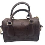 Steve Madden 10" x 7" x 5.5" Embossed Brown Shoulder/Crossbody Bag Photo 4