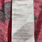 Disneys Tinker Bell Womens Pajama Lounge Pants Capris Red Black Heart Print 2X Photo 9