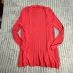 Liz Claiborne  Cardigan Sweater Womens XXL Teaberry Pink Open Front Knit Pockets Photo 7