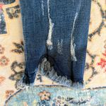 GRACE IN LA 258 NWT  Dark Blue Distressed Easy Fit Floral Skinny Jeans 26 Photo 7