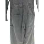 NILI LOTAN Marie Belted Cotton Jumpsuit Blue Size XS Photo 12