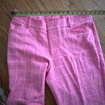 Women’s Pink Dress Pants Waist 34” Career Wear Office Cropped Ankle Photo 9