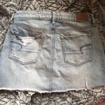 American Eagle distressed jean skirt Photo 1