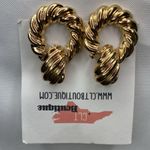 CLT Boutique Chunky Twist Like Earrings Screw Photo 2