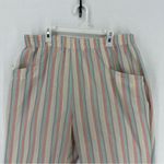 Briggs New York Briggs 80’s Casual Striped Long Shorts Womens Large Pastel Multicolor Photo 1