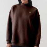 Roots  cloud mockneck oversized sweatshirt, XS Photo 0