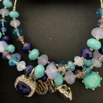 Dana Buchman  triple strand beaded and charm bracelet Photo 0