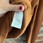 Lulus Rust Brown Ribbed Balloon Sleeve Sweater Top, L Photo 4