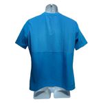 Adidas Tech fit Train Athletic Top Blue Logo Short Sleeve Logo Size XL NWT Photo 3