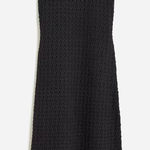 J.Crew  Limited Edition Crochet Maxi Sweater Dress Black Size Large Photo 0