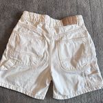 Cotton On White Denim Cargo Shorts Photo 3