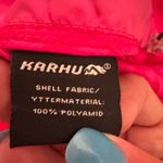 Karhu‎ Fuchsia Hooded Jacket size large bright pink hooded pocket warm up jacket Photo 9