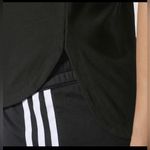 Adidas Originals Trefoil Women's Loose Crop Tank Top Black-White Photo 4