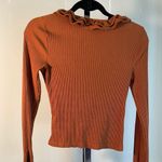 Anthropologie  | Maeve Ruffle Tie Front Blouse Photo 5