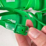 Melissa  Green Rubber Strappy Sandals Womens 8 Jelly Shoes Flats Beachy Summer Photo 6