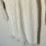Lulus Appetite for Seduction White Lace Long Sleeve Dress NWT Photo 8