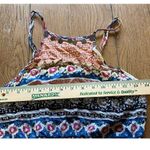 American Eagle Size Small romper Spaghetti Straps Colorful Boho Peasant Beach Photo 3