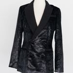 Rachel Zoe . Velvet Shimmer Double Breasted Blazer. Photo 11