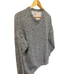 Athleta EUC  Balance Studio Street Animal Cheetah Print‎ Pullover Top Black White Photo 4