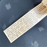 Massimo Dutti  Silk Button Front Blouse Navy Blue Sz 6 Photo 10