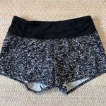 Lululemon Black and White speckled athletic shorts Photo 0