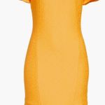 St. John Collection Caris Knit Dress Wool Blend Orange Size 10 NEW Photo 1