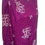 Vintage SCHRADER SPORT New York Purple Floral Dress 10 M/L Size undefined Photo 1