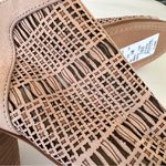 Vince Camuto  Keannie Cutout Leather Open Toe Block Heel Sandal Taupe Boho SZ 8.5 Photo 6