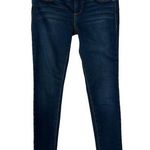 Free People SZ 24 Skinny Jegging Jeans Low-Rise Stretch Pockets Whiskered Blue Photo 0