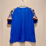 Tracy Reese Neiman Marcus for Target Blue Sequined Short Sleeve Top Size Small Photo 3
